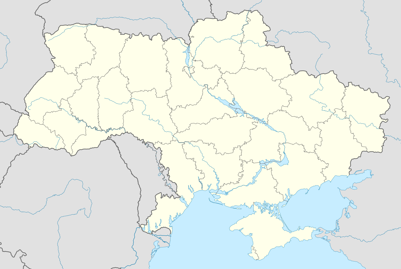 Карта Украины с областями
